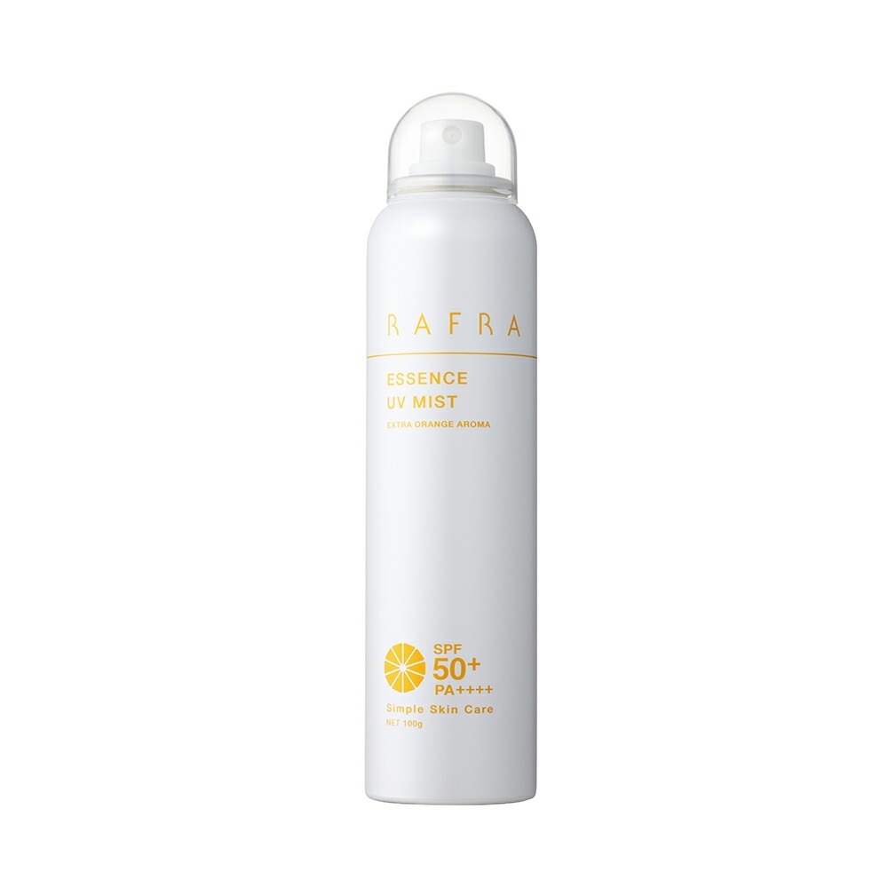 【送料無料】ラフラ RAFRA エッセンスUVミスト SPF50+ PA++++ 100g 日焼け止め スプレー 透明タイプ