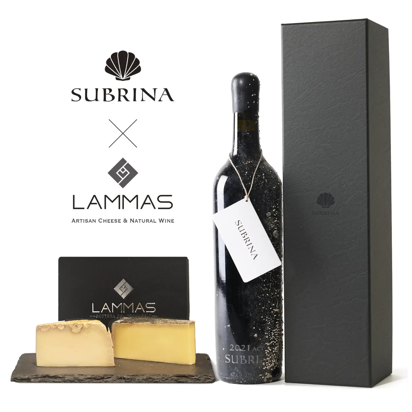 期間限定】SUBRINA×LAMMAS 海底熟成ワインとチーズ熟成士が手がける