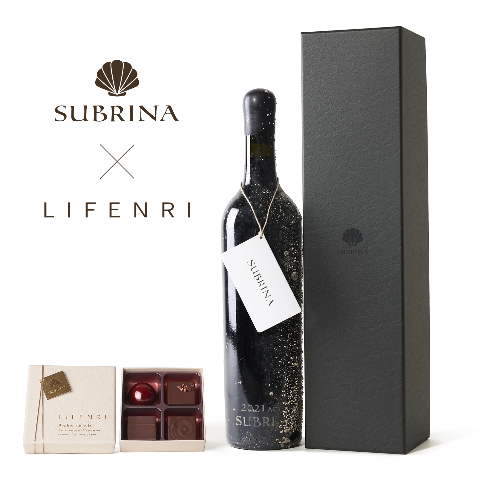バレンタインシーズン限定】 SUBRINA×LIFENRI 海底熟成ワインの