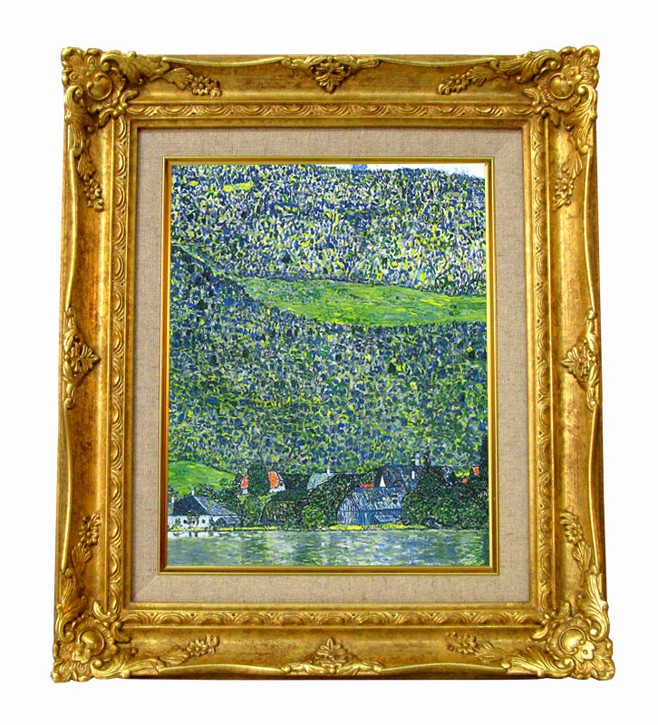 GUSTAV　KLIMT、クリムト、アッター湖畔ウンテラアッハの森の坂道 クリムト 「アッター湖畔のウンターアッハ教会」 [26167677]の