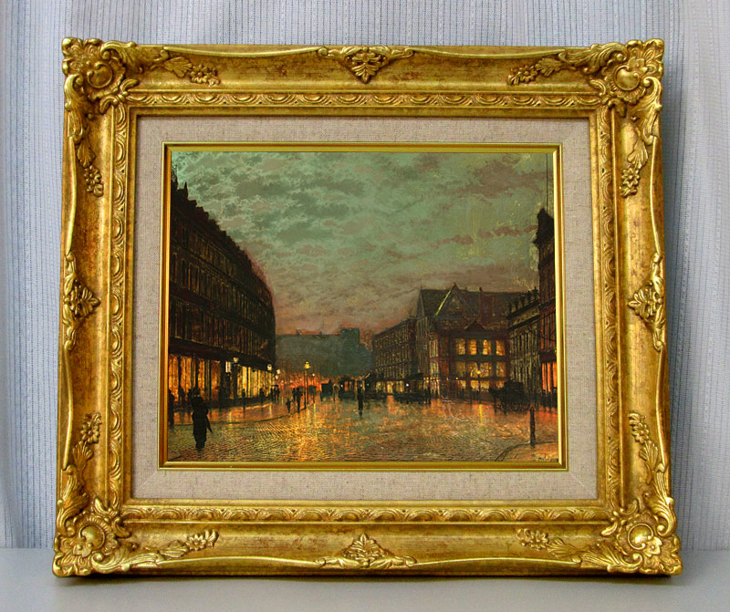 ॷ㥦Boar Lane, Leeds, by lamplight 졼Хʣ 