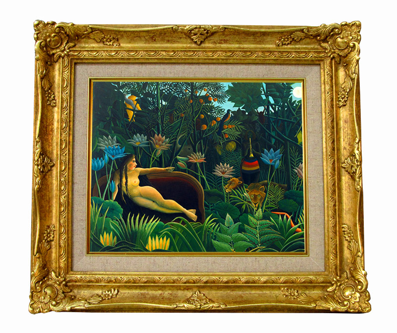 【在庫限り】 ルソー 夢 ジクレーキャンバス複製画 額装品 絵画