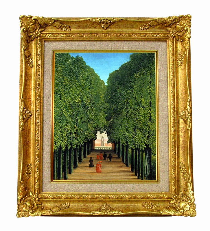 アンリルソー複製画木製額付き アンリルソー複製画木製額付き アンリルソー複製画木製額付き 絵画