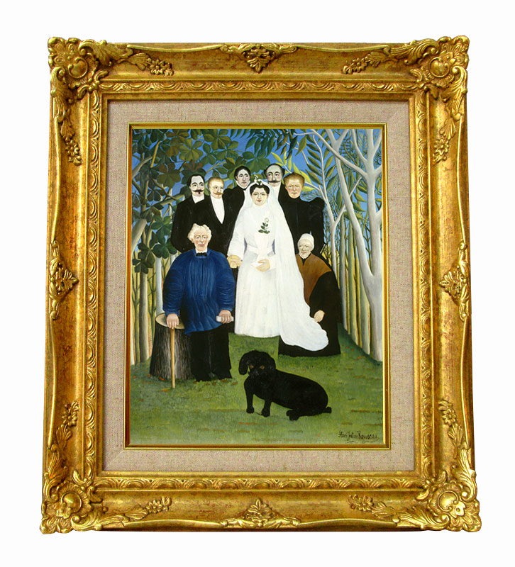 ルソー 婚礼 ジクレーキャンバス複製画 額装品