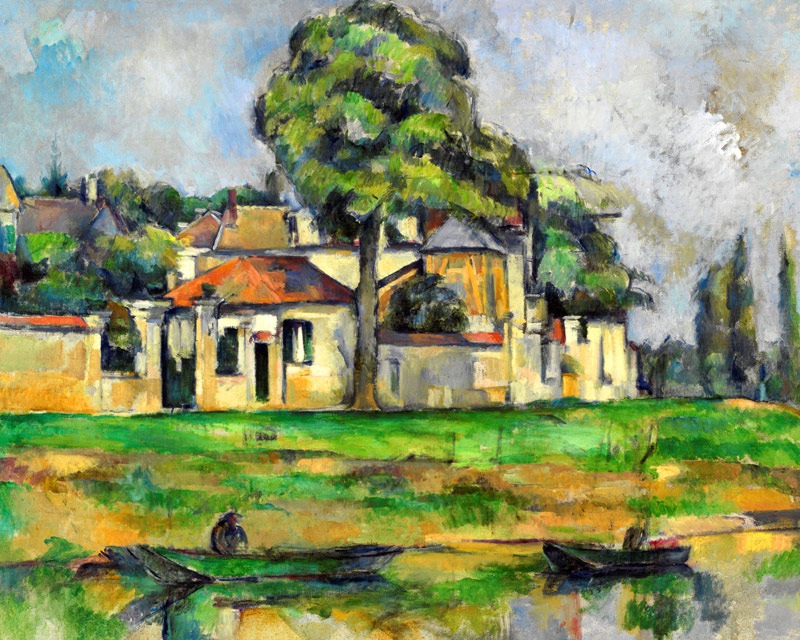 円池茂、セーヌ河とポンヌッフ、希少な画集より、新品高級額、額装付 山口正人、【セーヌ河岸の船】、希少な大判額装用画集より、美品