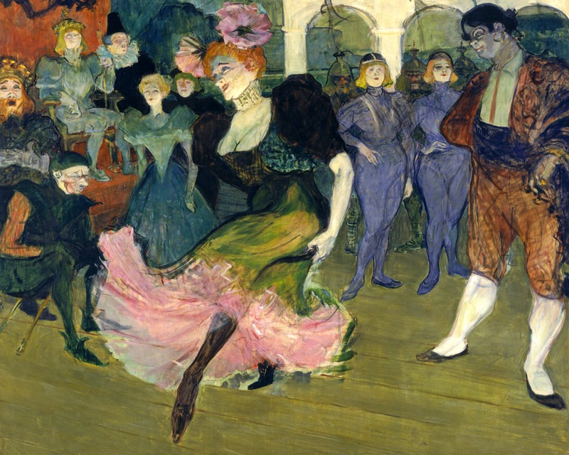 ロートレック 「シルぺリック」のボレロを踊るマルセル・ランデ－ル