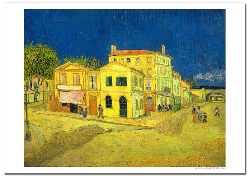 風景画 黄色の家 作品解説】フィンセント・ファン・ゴッホ「黄色い家