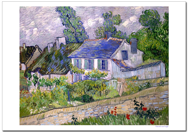 ゴッホ オーヴェルの家々(1) ポスター販売