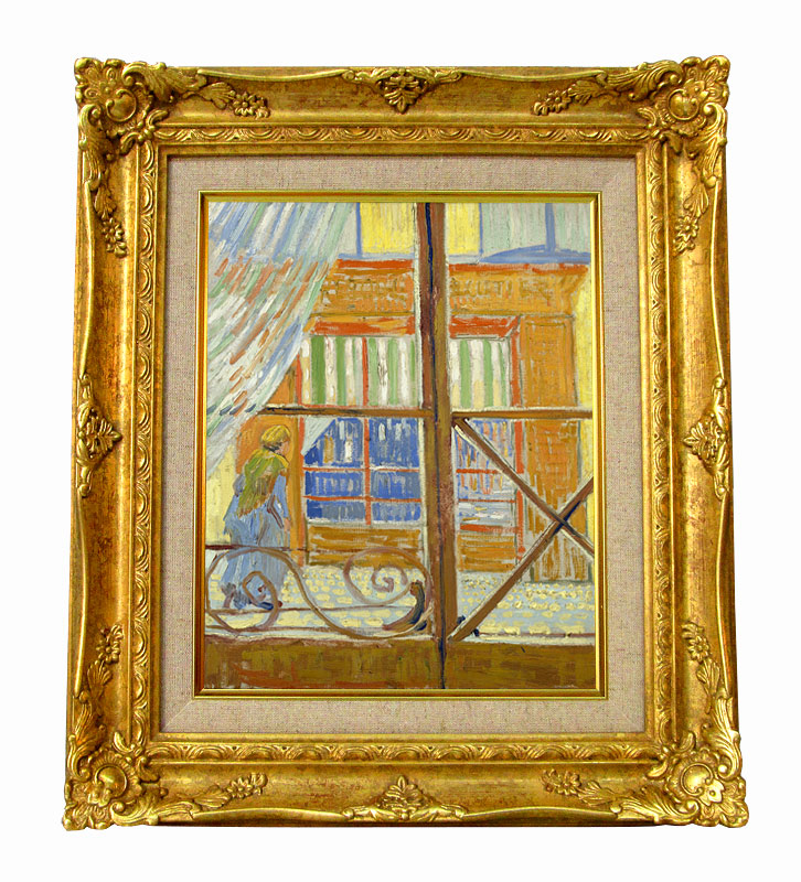 絵画 複製画ジクレー ロートレック Divan Japonais ジクレーキャンバス複製画額装品