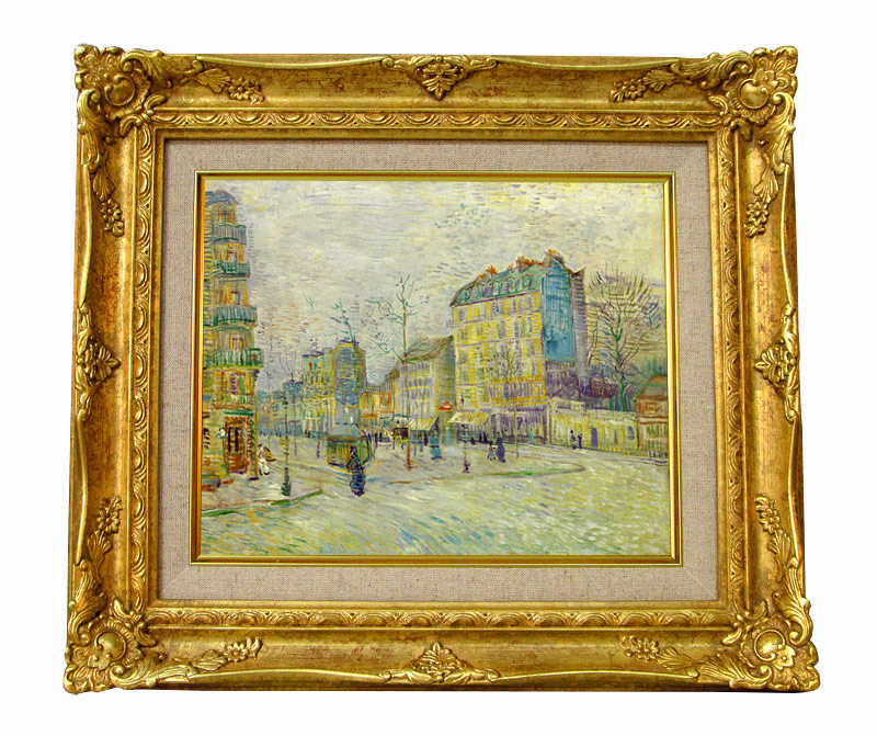 ゴッホVAN GOGH の絵画複製　パリで50年以前に購入　キャンバス　画木製額 ゴッホVAN GOGH の絵画複製 パリで50年以前に購入 キャンバス 画木製