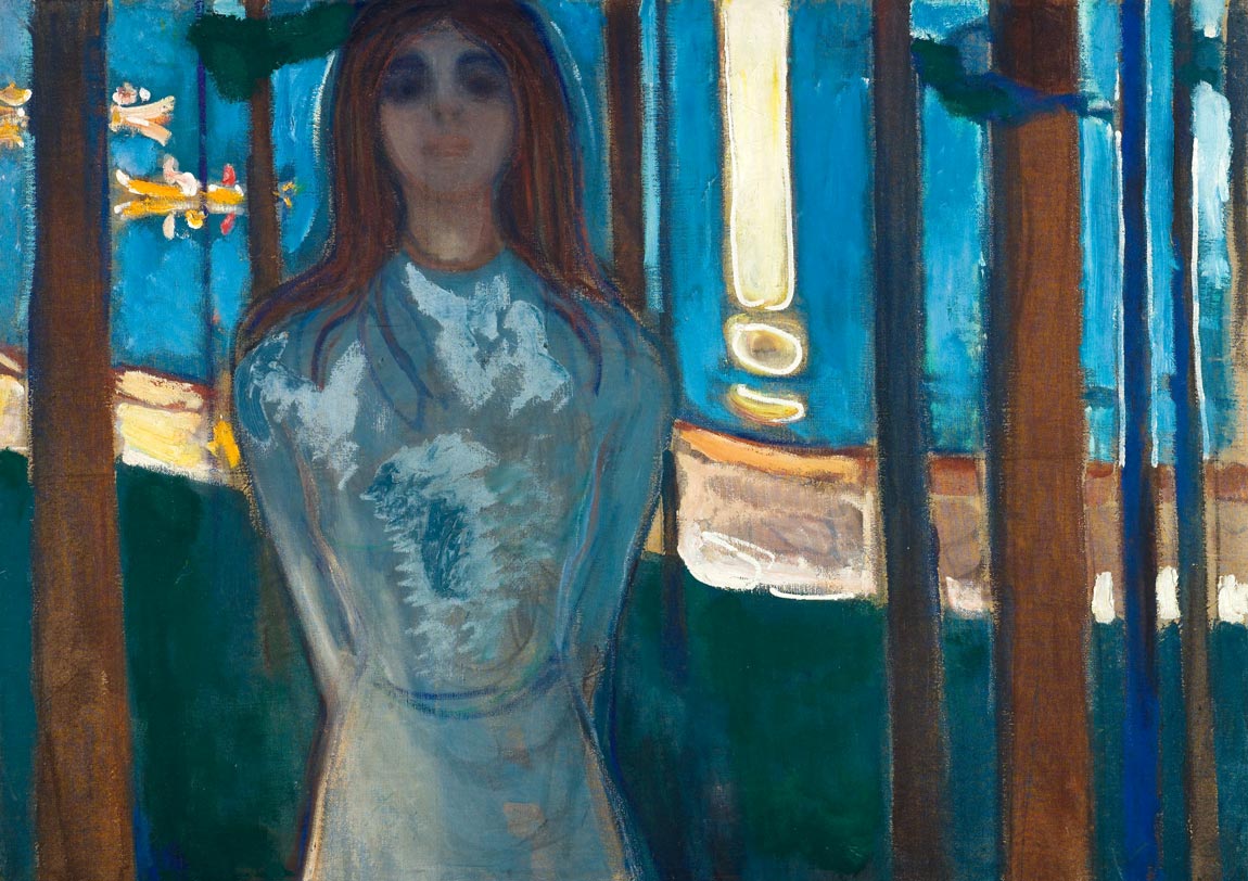 ムンク 声/夏の夜 ジクレーポスター四辺フチ無し販売