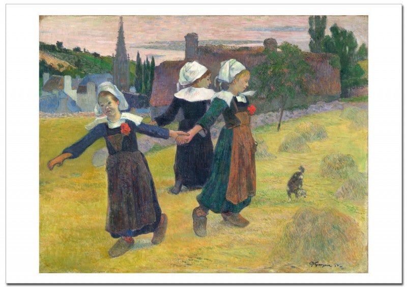 ��������󡡥֥륿���˥���٤뾯���������ݥ�=��������Breton Girls Dancing, Pont-Aven�������졼�ݥ�����