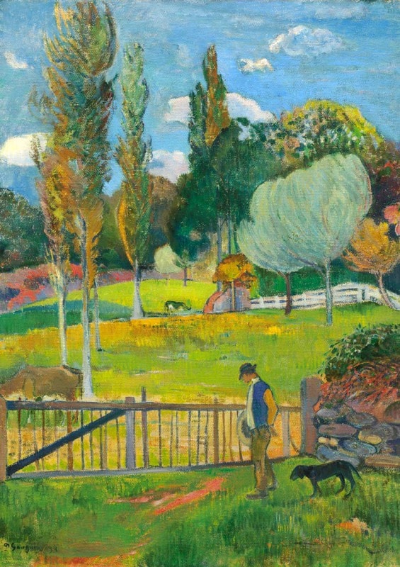 ゴーギャン Landscapeジクレーポスター四辺フチ無し販売