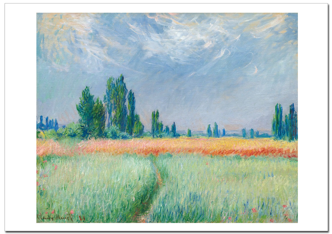 モネ 小麦畑 Wheatfield ポスター販売