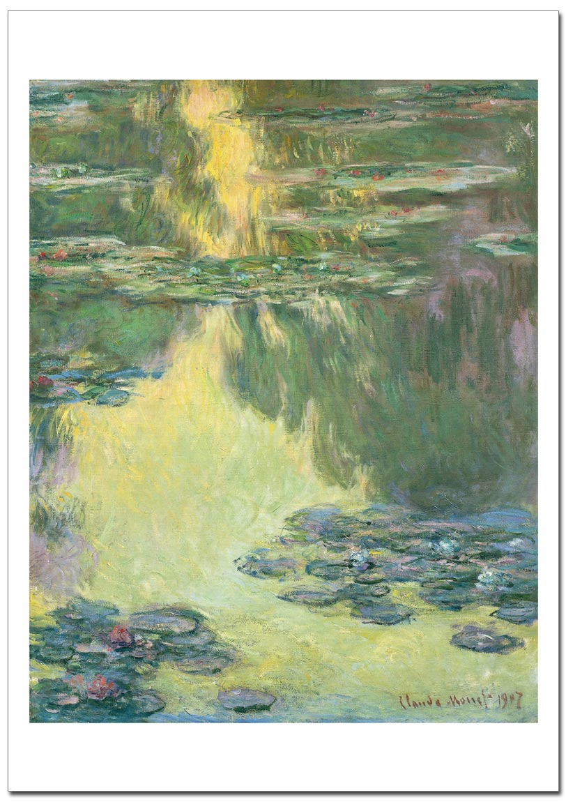 モネ 睡蓮4Water Lilies ジ－クレーポスター