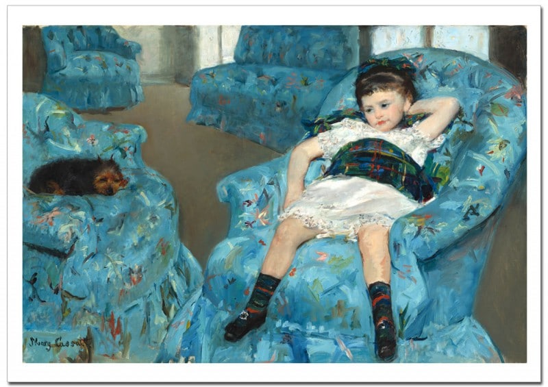 �ᥢ�꡼�������åȡ�Little Girl in a Blue Armchair �����졼�ݥ�����