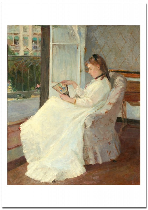 ベルト・モリゾ The Artist's Sister at a Window ポスター販売