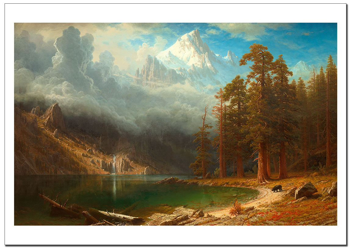 アルバートビアスタット Mount Corcoran ジークレーポスター