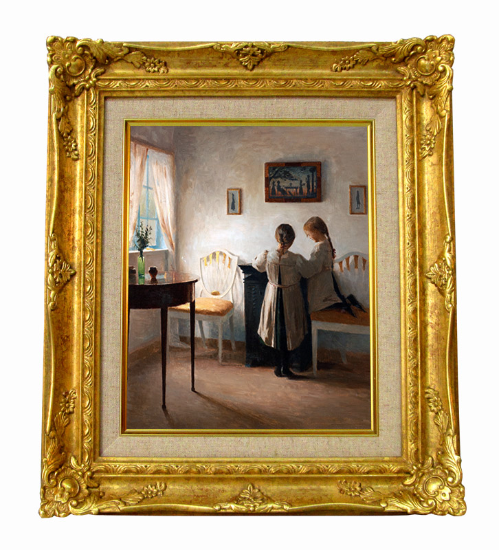 �ԡ������륹�ƥ��� Interior with two girls  �������졼�����Х�ʣ���� ������