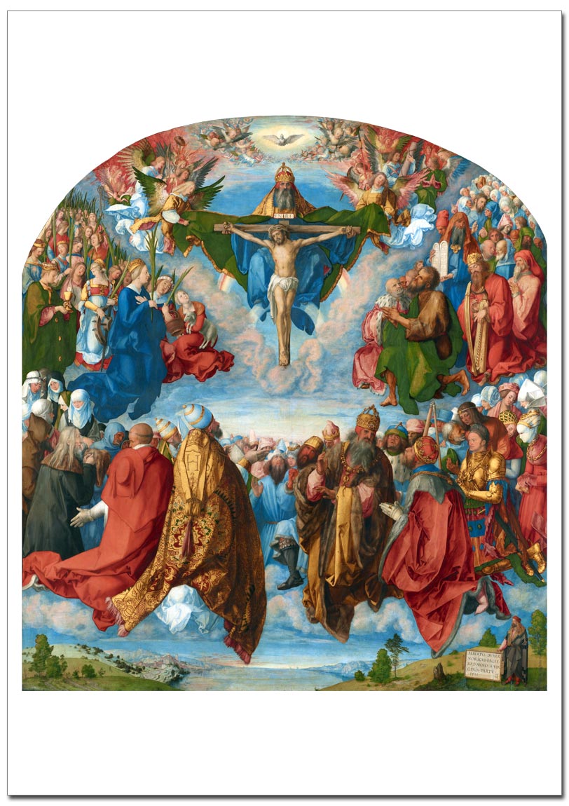 アルブレヒトデューラー 聖三位一体Adoration of the Trinity