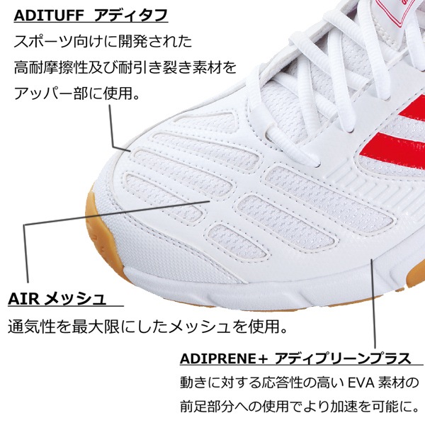 送料無料】アディダス(adidas) バドミントンシューズ RJ-G97862