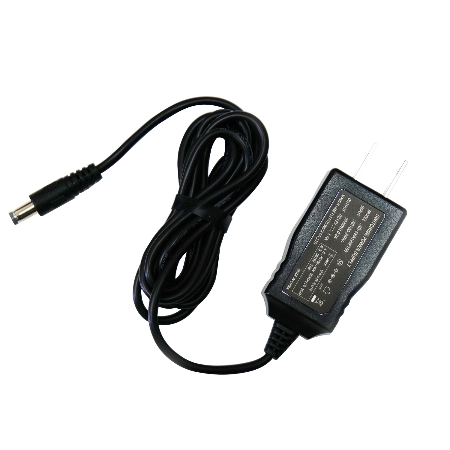 スイッチング式ACアダプター 12V/1A/最大出力12W 出力プラグ外径5.5mm