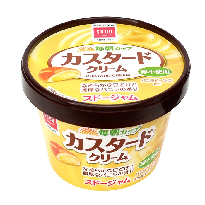 スドージャム 毎朝カップ カスタードクリーム120g | SUDO,毎朝カップ