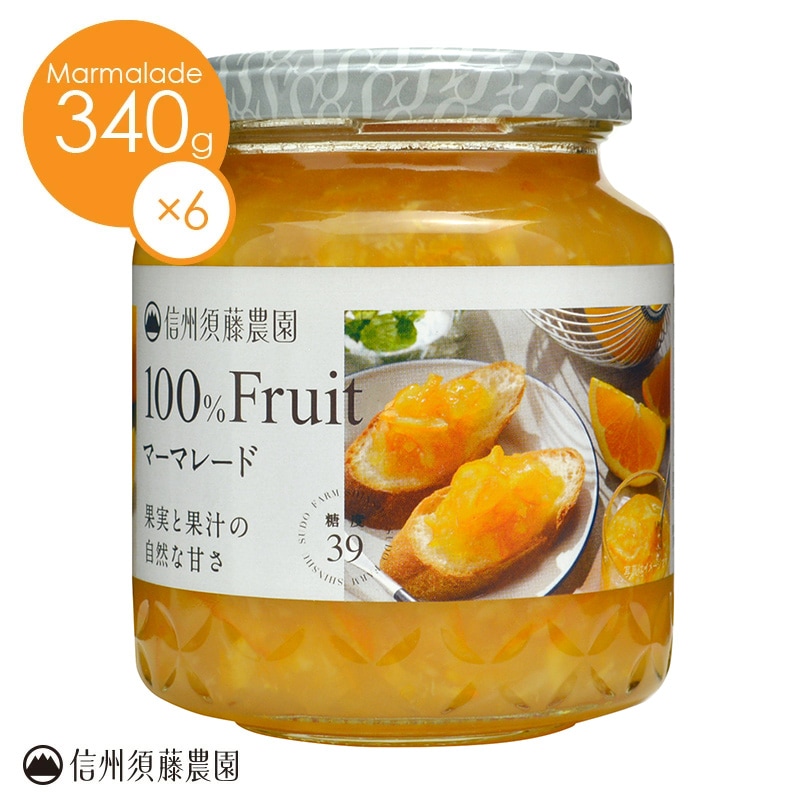 [����������][100��ե롼��]�ޡ��ޥ졼��340g 1������6�����������̵����