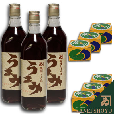 ギフトMU31-3(うすくちうまみ700×3、もろみ×6)