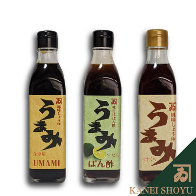 ギフトTP-11(うまみ300×1、うすくちうまみ300×1、ぽん酢×1)