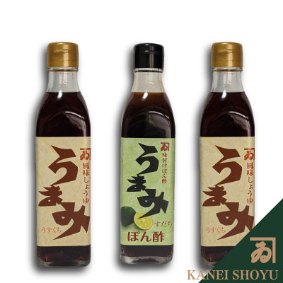 ギフトTP-11(うすくちうまみ300×2、ぽん酢×1)