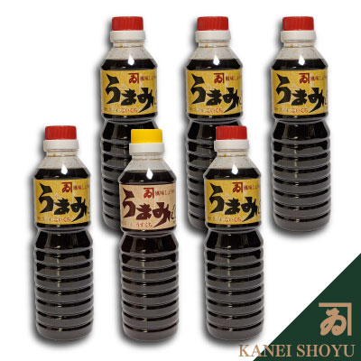 ギフトPT6-1(うまみ500×5、うすくちうまみ500×1)