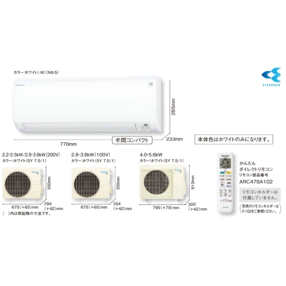 ダイキンエアコン5、6kw 18-20畳2021年 73030-1-1-0