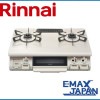 リンナイ プロパンガス  ガスコンロ Rinnai  2口 右強火力 60cm 料理  無水片面焼 消火機能 安全装置 シャンパンメタリック ワンピーストップ RT34NJH7SA-CR-LP|ガスコ