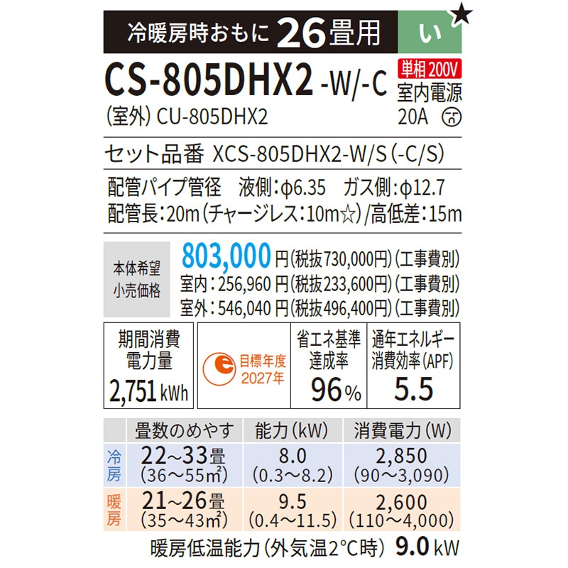 K2508-253 エアコン　CS-X637C2 2018年製　ガス残量不明 K2508-253 エアコン CS-X637C2 2018年製 ガス残量不明の通販はau PAY
