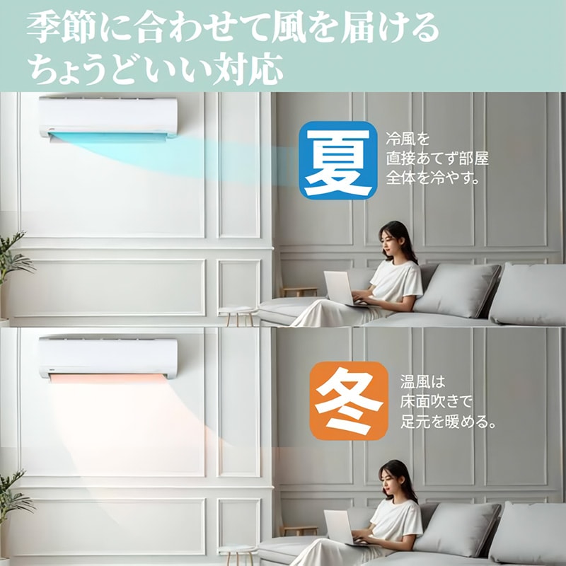 【2025年モデル】Comfee CYA-221B(W) エアコン 主に6畳用 cya221b_std.jpg