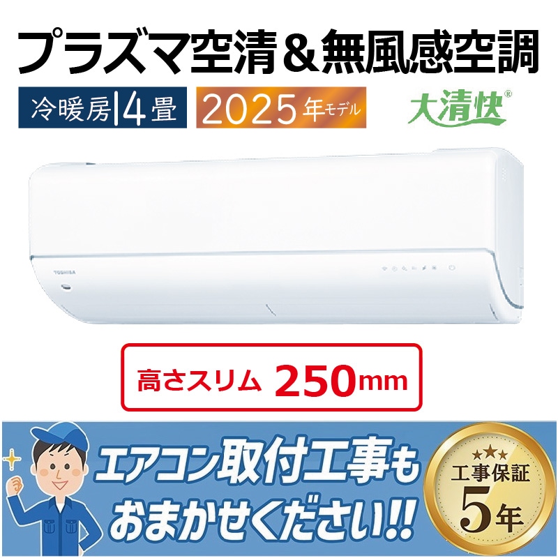 東京 神奈川地域限定 標準取付工事費込 エアコン同配 6畳用 東芝