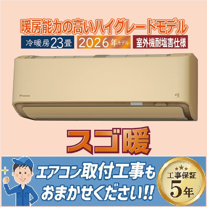 東京 神奈川地域限定 標準取付工事費込 エアコン同配 10畳用 ダイキン