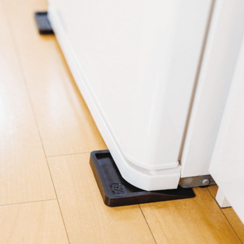 ゴム枠付うらごし替えアミセット(三種類) ゴムマット タツフト あしあげ隊シリーズ 茶 冷蔵庫等 キズ凹み防止