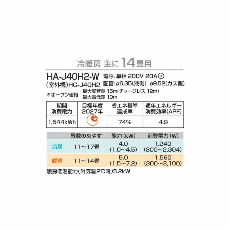 東京 神奈川地域限定 標準取付工事費込 エアコン同配 14畳用