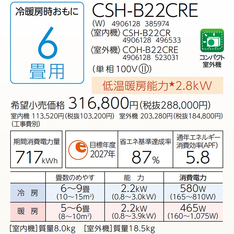 保証365日】コロナ6畳エアコン洗浄済み2020年