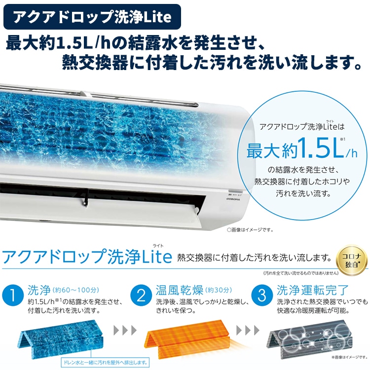 エアコン おもに8畳 コロナ 2024年モデル 塩害仕様 リララBシリーズ 