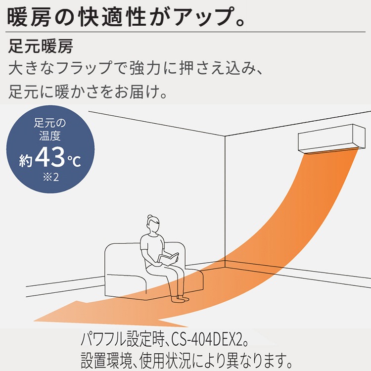 エアコン 主に6畳 パナソニック エオリア 2024年 モデルEX