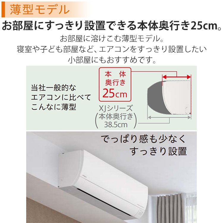 エアコン おもに6畳 日立 メガ暖 白くまくん RKシリーズ 2025年