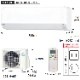  ٻ̥ͥ C꡼ 10 2024ǯǥ ˼  Ǯ ⤵250mmΥѥ 󥵡 ñ100V AS-C284R-W