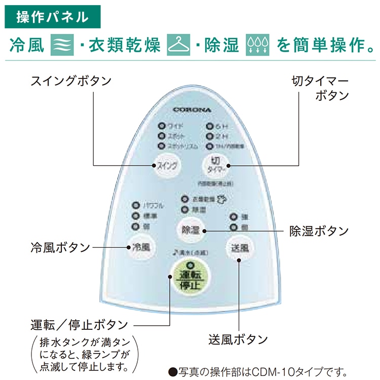 【2024年製】コロナ どこでもクーラー CDM-1024 CORONA e-maxjapan_cdm-1024-as