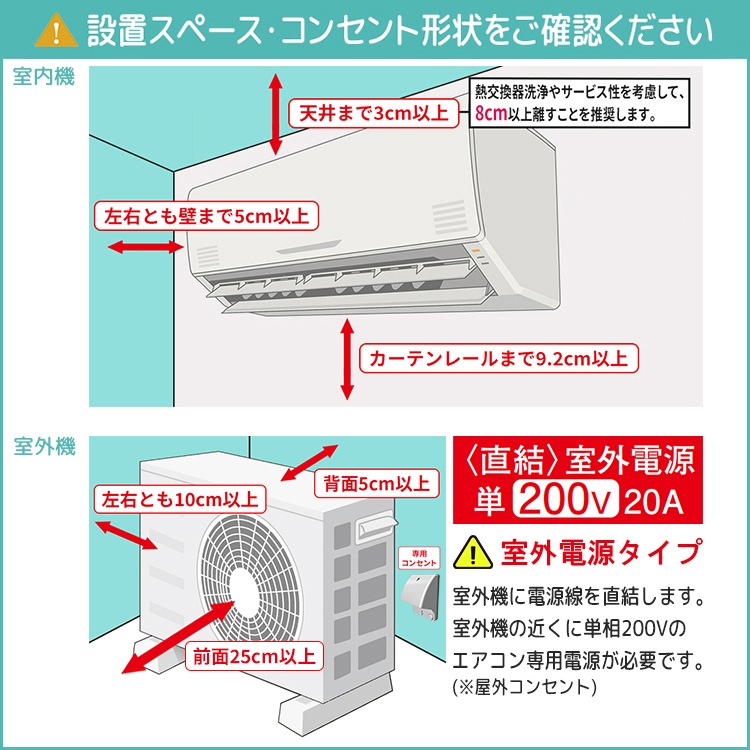 エアコン おもに20畳 室外電源タイプ ダイキン RXシリーズ うるさらX