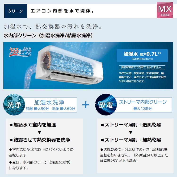 エアコン 主に14畳 ダイキン 2024年 モデル MXシリーズ ホワイト 