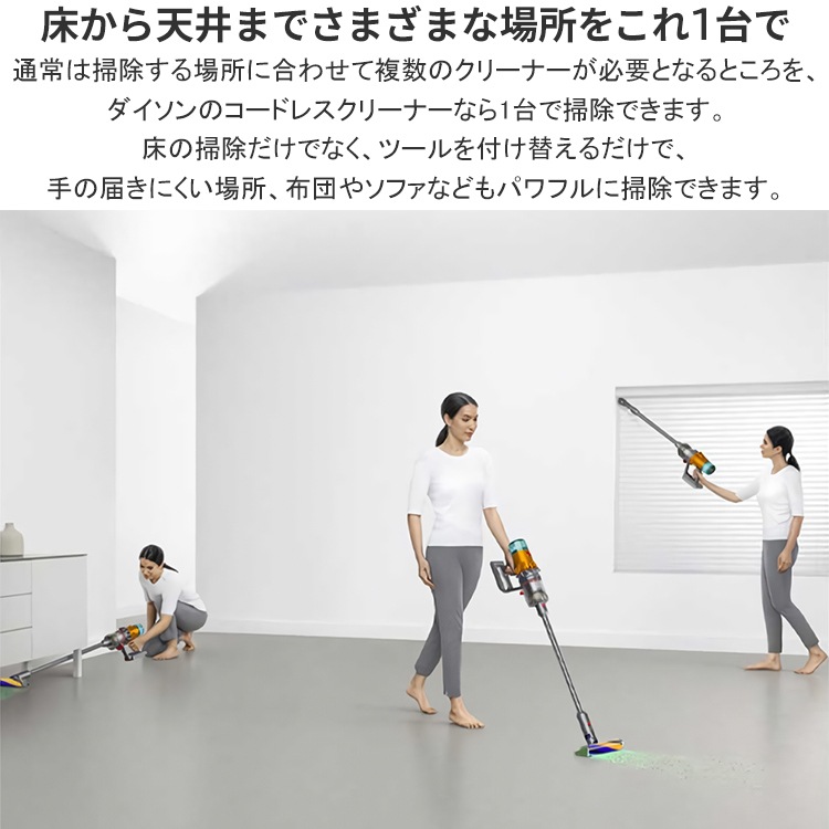 ݽ  Dyson V12 Detect Slim Fluffy  ɥ쥹 ƥå꡼ʡ ż ѥ֥饷 HEPAե륿 SV46FF
