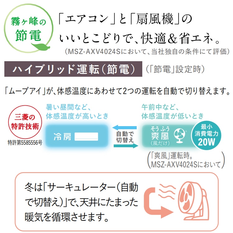 東京 神奈川地域限定 標準取付工事費込 エアコン同配 おもに8畳 三菱
